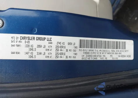 2010 Dodge Grand Caravan Sxt z USA, uszkodzony, nr VIN 2D4RN5D1XAR107334